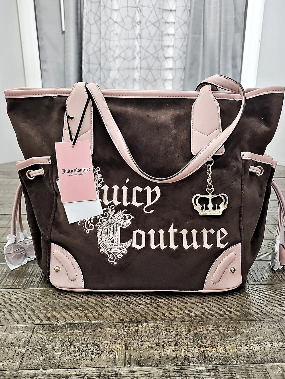 Juicy Couture Juicy Renaissance Tote in Brown & Pink